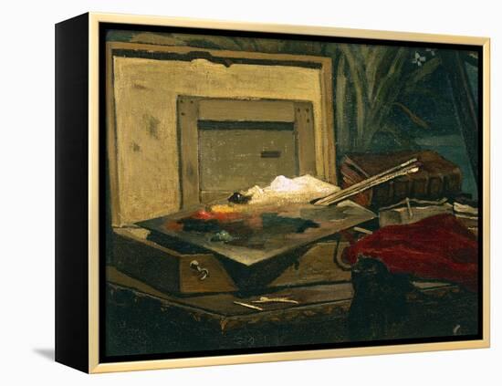 A Corner of the Studio, 1861-Claude Monet-Framed Premier Image Canvas