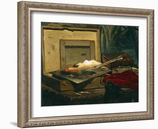 A Corner of the Studio, 1861-Claude Monet-Framed Giclee Print