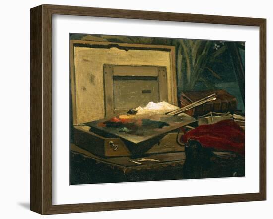 A Corner of the Studio, 1861-Claude Monet-Framed Giclee Print