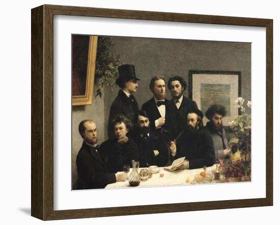 A Corner of the Table, 1872-Henri Fantin-Latour-Framed Giclee Print