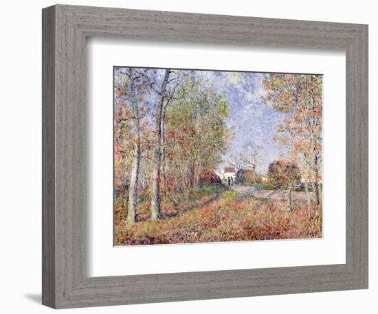 A Corner of the Woods at Sablons, 1883-Alfred Sisley-Framed Giclee Print