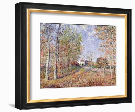 A Corner of the Woods at Sablons, 1883-Alfred Sisley-Framed Giclee Print