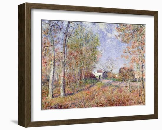 A Corner of the Woods at Sablons, 1883-Alfred Sisley-Framed Giclee Print