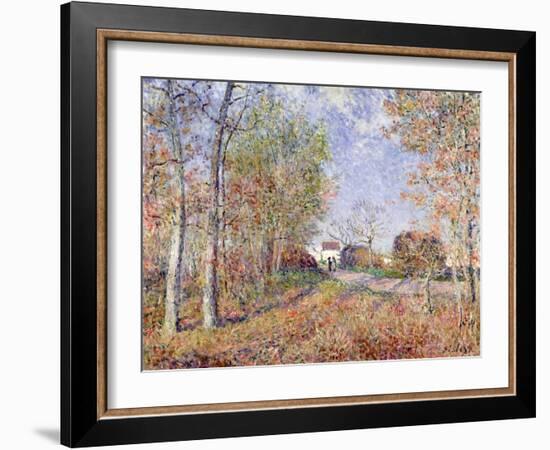 A Corner of the Woods at Sablons, 1883-Alfred Sisley-Framed Giclee Print