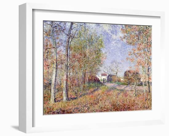 A Corner of the Woods at Sablons, 1883-Alfred Sisley-Framed Giclee Print