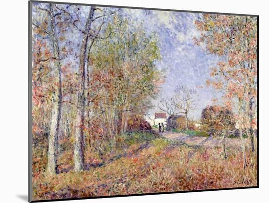 A Corner of the Woods at Sablons, 1883-Alfred Sisley-Mounted Giclee Print