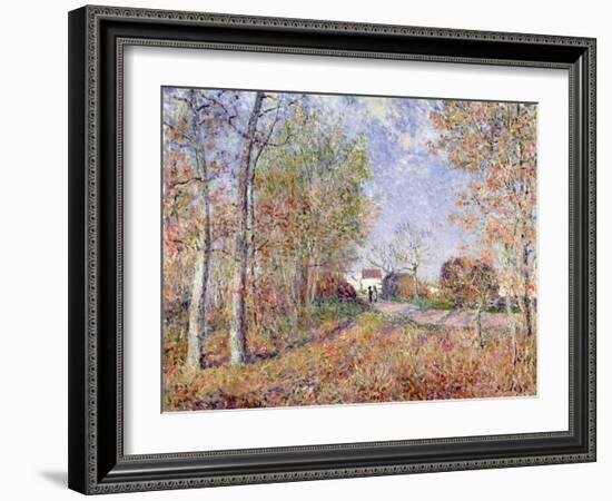 A Corner of the Woods at Sablons, 1883-Alfred Sisley-Framed Giclee Print