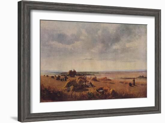 A Cornfield, 1815, (1938)-Peter De Wint-Framed Giclee Print