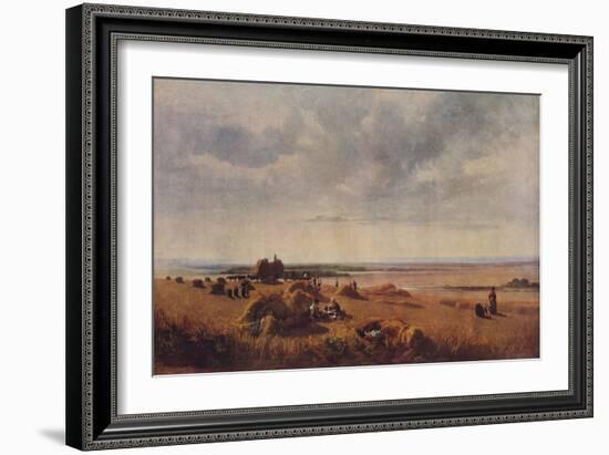 A Cornfield, 1815, (1938)-Peter De Wint-Framed Giclee Print