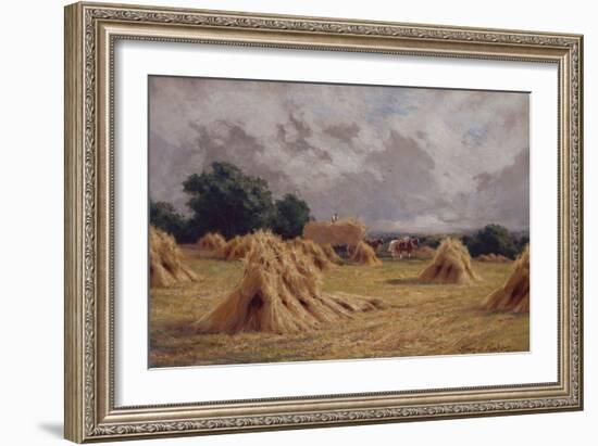 A Cornfield at Harlow, Essex-Henry Parker-Framed Giclee Print