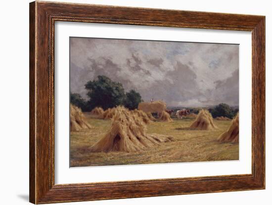 A Cornfield at Harlow, Essex-Henry Parker-Framed Giclee Print