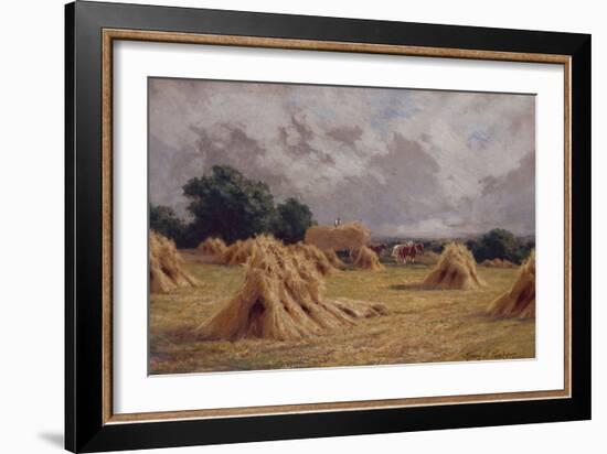 A Cornfield at Harlow, Essex-Henry Parker-Framed Giclee Print