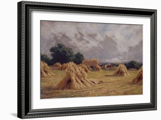 A Cornfield at Harlow, Essex-Henry Parker-Framed Giclee Print