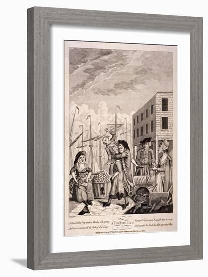 A Cornish Hug, 1781-John Nixon-Framed Giclee Print