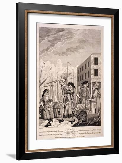 A Cornish Hug, 1781-John Nixon-Framed Giclee Print