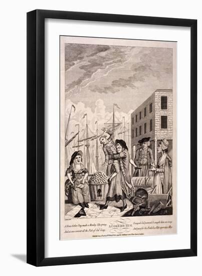 A Cornish Hug, 1781-John Nixon-Framed Giclee Print