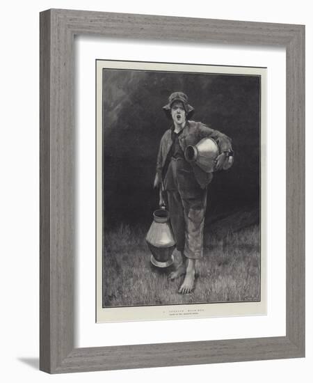 A Cornish Milk-Boy-Marianne Stokes-Framed Giclee Print