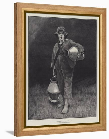 A Cornish Milk-Boy-Marianne Stokes-Framed Premier Image Canvas