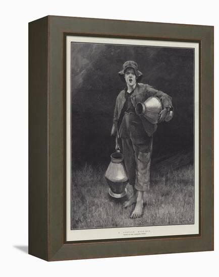 A Cornish Milk-Boy-Marianne Stokes-Framed Premier Image Canvas