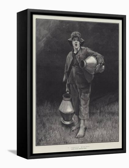 A Cornish Milk-Boy-Marianne Stokes-Framed Premier Image Canvas