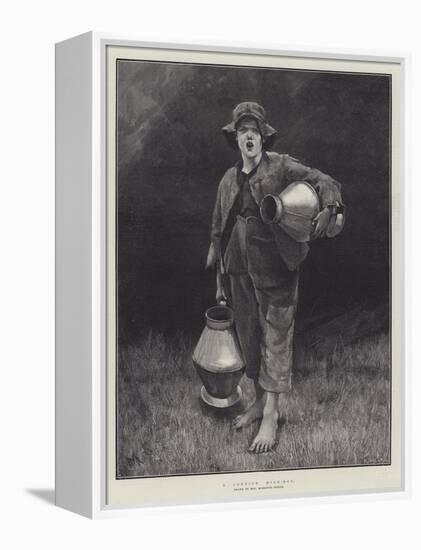 A Cornish Milk-Boy-Marianne Stokes-Framed Premier Image Canvas