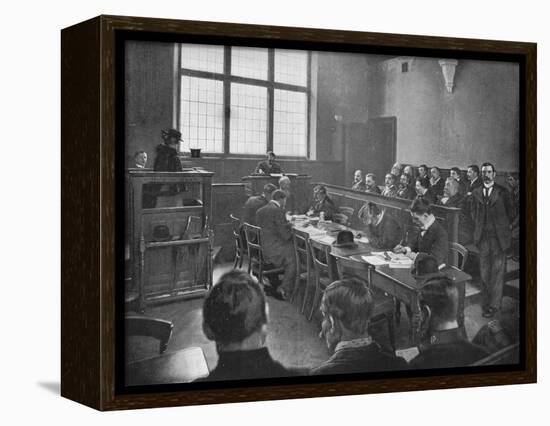 A coroner's inquest, London, c1901 (1901)-Unknown-Framed Premier Image Canvas