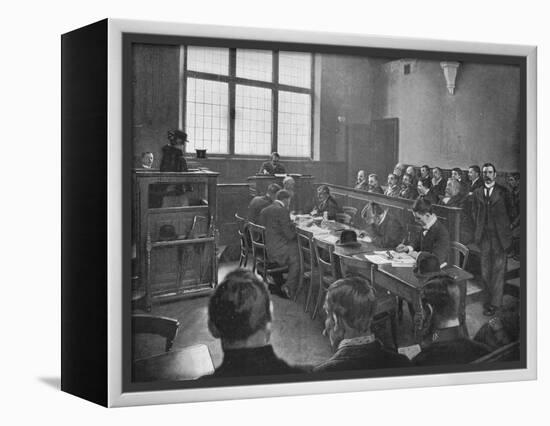 A coroner's inquest, London, c1901 (1901)-Unknown-Framed Premier Image Canvas