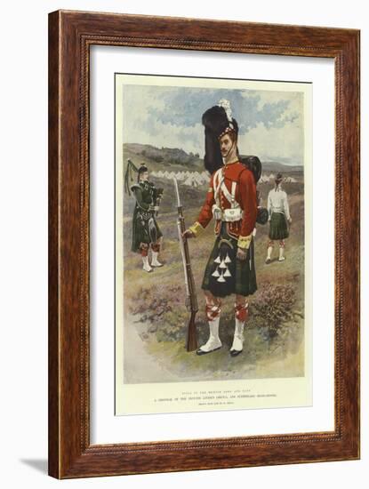 A Corporal of the Princess Louise'S, Argyll and Sutherland Highlanders-William Small-Framed Giclee Print