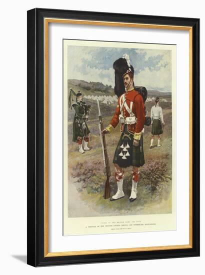 A Corporal of the Princess Louise'S, Argyll and Sutherland Highlanders-William Small-Framed Giclee Print