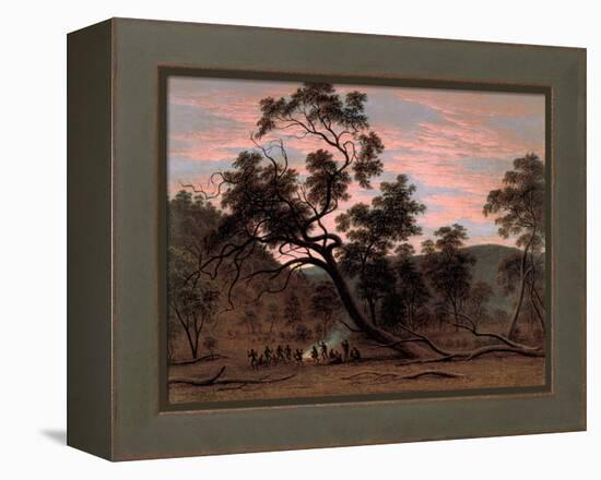 A Corrobery of Natives in Mill's Plains, 1832-John Glover-Framed Premier Image Canvas