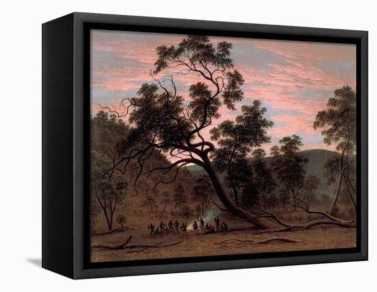 A Corrobery of Natives in Mill's Plains, 1832-John Glover-Framed Premier Image Canvas