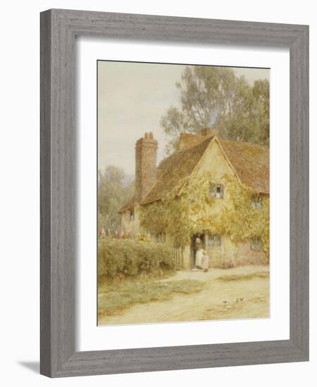 A Cottage at Denham, Buckinghamshire-Helen Allingham-Framed Giclee Print