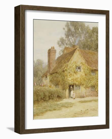 A Cottage at Denham, Buckinghamshire-Helen Allingham-Framed Giclee Print