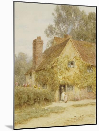 A Cottage at Denham, Buckinghamshire-Helen Allingham-Mounted Giclee Print