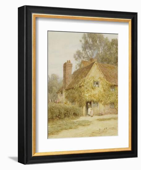 A Cottage at Denham, Buckinghamshire-Helen Allingham-Framed Giclee Print