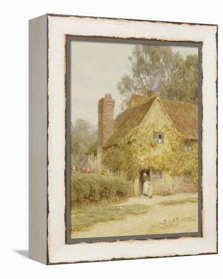 A Cottage at Denham, Buckinghamshire-Helen Allingham-Framed Premier Image Canvas