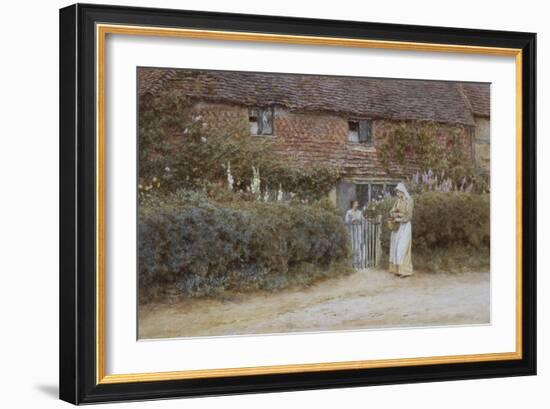 A Cottage at Haslemere-Helen Allingham-Framed Giclee Print