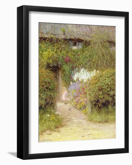 A Cottage at Redlynch-Helen Allingham-Framed Giclee Print