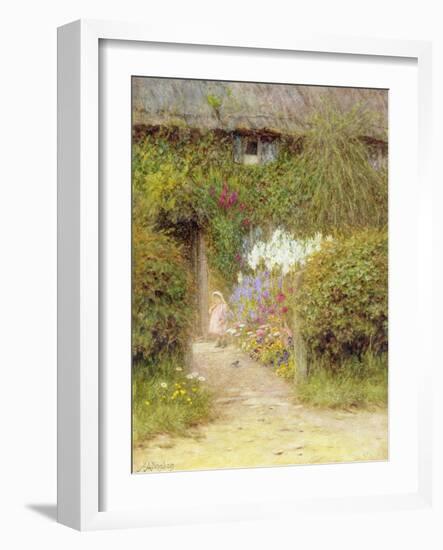 A Cottage at Redlynch-Helen Allingham-Framed Giclee Print