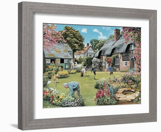 A Cottage Garden-Trevor Mitchell-Framed Giclee Print