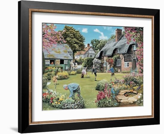 A Cottage Garden-Trevor Mitchell-Framed Giclee Print