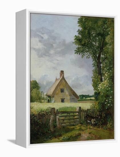 A Cottage in a Cornfield, 1817 (Oil on Canvas)-John Constable-Framed Premier Image Canvas