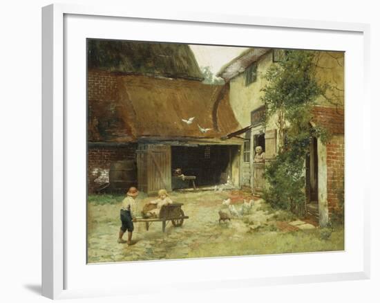 A Cottage in Brooklyn-James Wells Champney-Framed Giclee Print