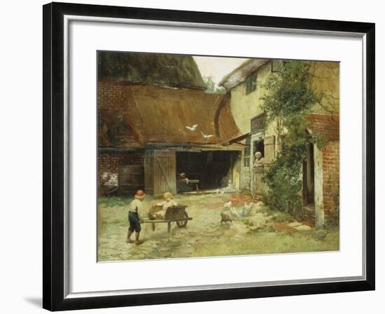 A Cottage in Brooklyn-James Wells Champney-Framed Giclee Print