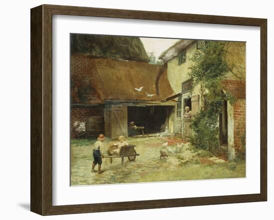 A Cottage in Brooklyn-James Wells Champney-Framed Giclee Print