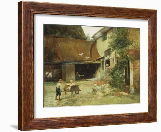 A Cottage in Brooklyn-James Wells Champney-Framed Giclee Print