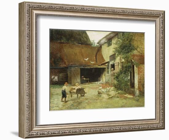 A Cottage in Brooklyn-James Wells Champney-Framed Giclee Print