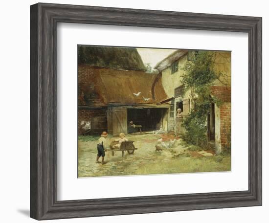 A Cottage in Brooklyn-James Wells Champney-Framed Giclee Print