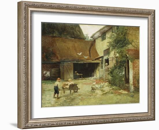 A Cottage in Brooklyn-James Wells Champney-Framed Giclee Print