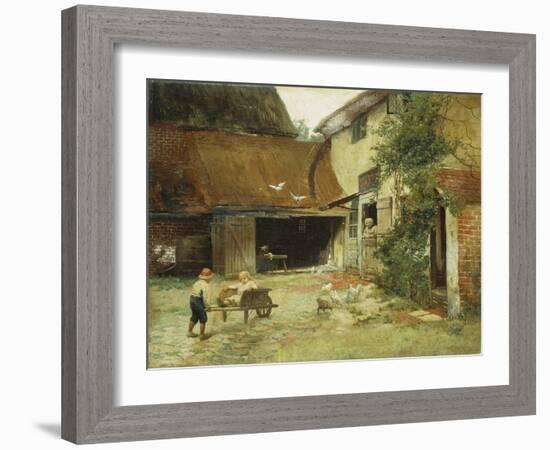 A Cottage in Brooklyn-James Wells Champney-Framed Giclee Print